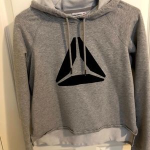 Reebok slightly cropped hoodie